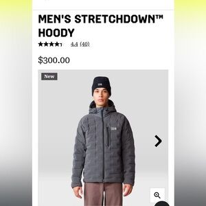 Mountain Hardware stretch down hoody